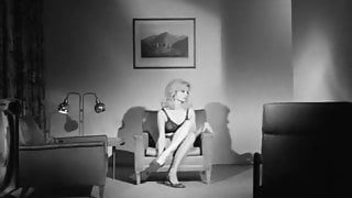 Busty Blonde’s Intimate Time with Visitor (1960s Vintage)